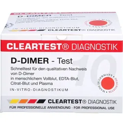 D-DIMER Cleartest Vollblut TVT LE DIC 10 St.