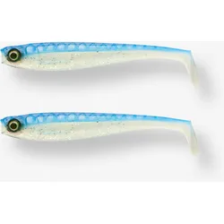 Gummiköder Hecht Shad Rogen 120 2 Stk. blau, blau|weiß, EINHEITSGRÖSSE