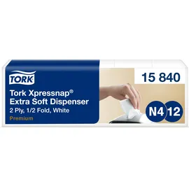 TORK Servietten Xpressnap® Extra Soft hochweiß 2-lagig 33,0 x 21,3 cm, 500 St.
