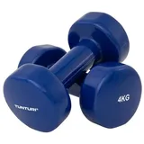 Tunturi Kurzhantel-Set Vinyl Kurzhantel 4 kg blau