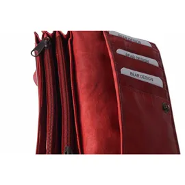 Bear Design Geldbörse Damen rot