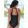 LASCANA Badeanzug Damen Schwarz 50 Cup C