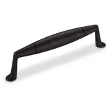 SO-TECH® Möbelgriff ELISA Eisen antik - incl. Schrauben, Griff Schrankgriff Schubladengriff - incl. Schrauben silberfarben