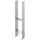 GAH Alberts H-Pfostenträger 101 x 600 mm Silber/Stahl
