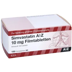 Simvastatin AbZ 10 mg Filmtabletten 100 St