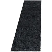 Ayyildiz Fluffy 3500 Hochflorteppich 80 x 150 cm anthrazit