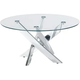 a better place furniture KOPENHAGEN Transparent Metall 80 x 40 cm