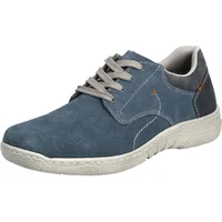 Rieker Herren 3501 Schnürer, Blau, 42 EU Weit