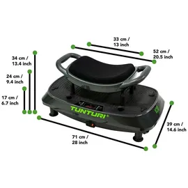 Tunturi Cardio Fit V20 mit Schwingungen - Black - One Size