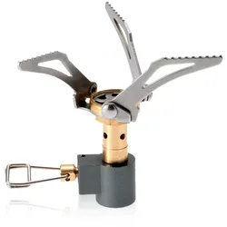 Lixada 3000 W tragbares Camping-Kochgeschirr-Set, zusammenklappbarer Mini-Taschenkocher, Camping-Gaskocher, geteilter Brenner Mini stove