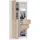 Akord Mehrzweckschrank 80 x 180 x 35 cm Weiß/Sonoma Eiche