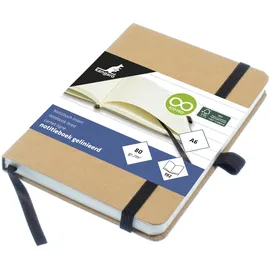 Kangaro Notizbuch A6 Kraft liniert