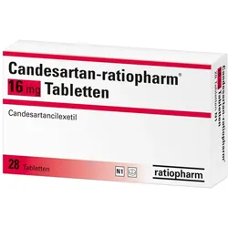 Candesartan-ratiopharm 16 mg Tabletten 28 St