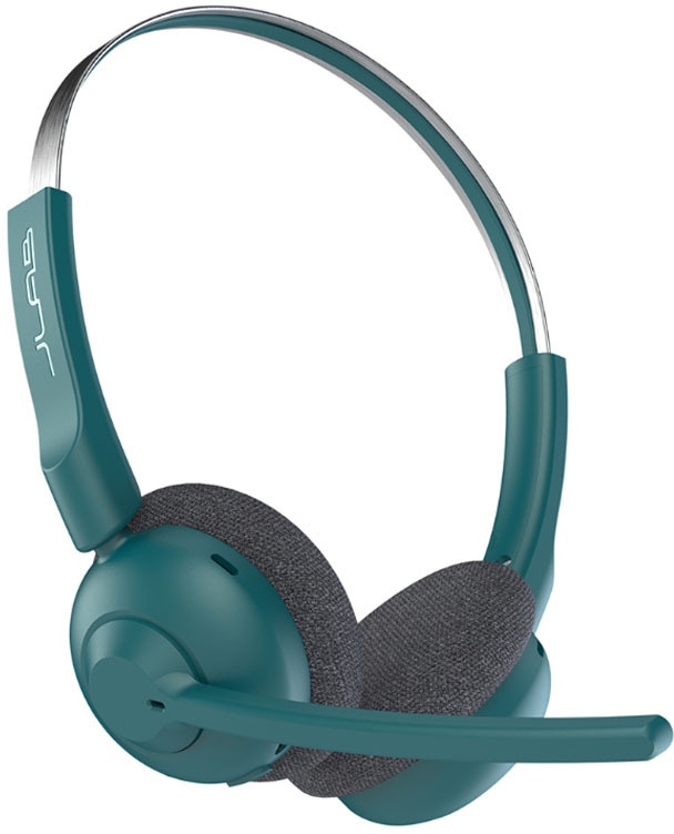 JLab GO Work Pop Wireless On-Ear Bluetooth Kopfhörer 50h Stunden Spielzeit, Mikrofonarm, Bluetooth-Multipoint-Technologie