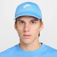 Nike Club unstrukturierte Futura Wash-Cap - blau L/XL