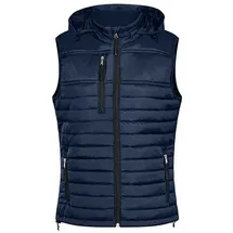 HRM Damen 1302 Women s Hooded Performance Body Warmer, Navy, M EU - M