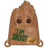 KONIX Guardians of the Galaxy Rucksack - Kunstleder - Groot-Motiv - Braun