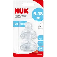 NUK First Choice Silikon, Gr. M (Milch), 6-18 Monate