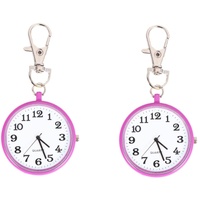 Mikikit 2St auf Ärzte achten Anhängeruhren für Damen Herrenhalsketten Weihnachtssto Halskette mit Anhänger Halskette mit Taschenuhr großes Zifferblatt Halskette Kette Abzeichen