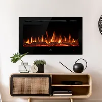 Noble Flame PARIS schwarz 920 [Elektrokamin Wandeinbau/wandhängend]