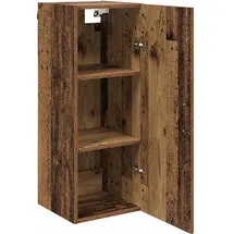 vidaXL Wandschrank Altholz 34,5 x 34 x 90 cm Holzwerkstoff