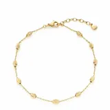 LEONARDO 021862 Damen Fußkettchen CIAO Arisa Edelstahl Gold 27 cm