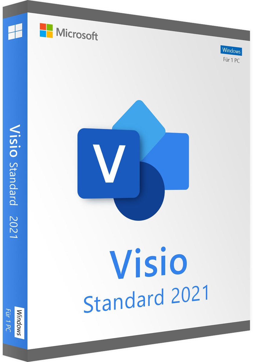 Microsoft Visio 2021 Standard | für Windows | Retail