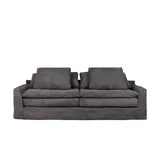 Soho Sofa 3-sitzig ¦ grau ¦ Maße (cm): B: 233 H: 95 T: 114.0