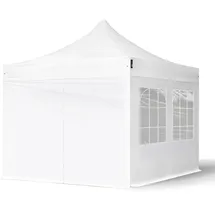 TOOLPORT Faltpavillon Economy 3 x 3 m inkl. 4 Seitenteile weiß 578751