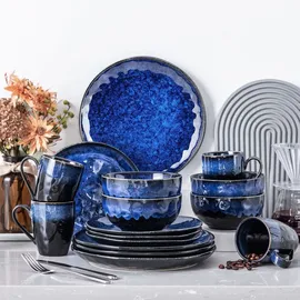 VANCASSO Starry Kombiservice 16-tlg. Blau
