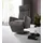 PLACES OF STYLE Kobra Microfaser 71 x 108 x 82 cm anthrazit manuell verstellbar