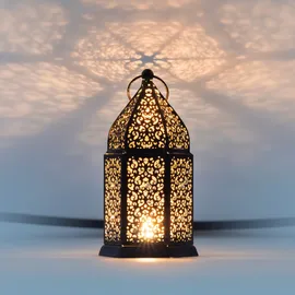 Marrakesch Orient & Mediterran Interior 3er Set Orientalische Laterne Teja 16cm