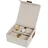 LOVE !T STORE !T Premium Uhrenbox beige 16,5 x 16,5 x 7,0 cm, 1 St.