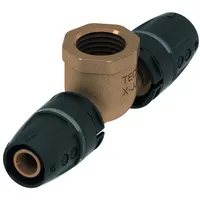 TECE TECElogo T-Stück IG, Rotguss/Siliziumbronze, 8713406, Ausführung: 40 x