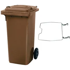 BRB-Lagertechnik Mülltonne MGB 120 l Braun