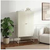 [en.casa] Viitasaari 150 x 80 x 40 cm Cremeweiß