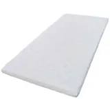 Schlafschatz Topper 7cm XXL 140x200cm fest , 7-Zonen, Bezug abnehmbar und waschbar bis 60 °C