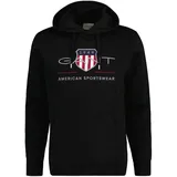 GANT Hoodie Schwarz 4XL
