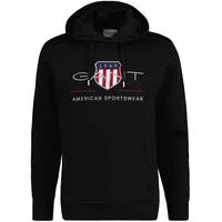 GANT Hoodie Schwarz 4XL