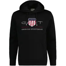 GANT Hoodie Schwarz 4XL