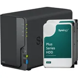 Synology NAS Desktop 4 GB DDR4 HDD Schwarz