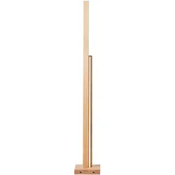 Brilliant LED Holz Stehleuchte Cayetana 27W 3000lm 3000K Warmweiß mit Touchdimme...
