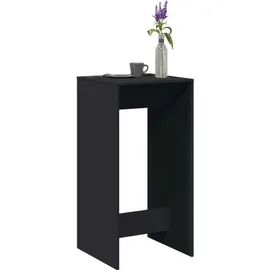 vidaXL Bartisch 51 x 50 x 103,5 cm Schwarz