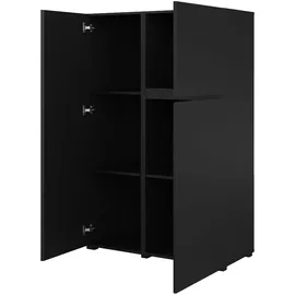OTTO home Highboard 92 x 139 x 40 cm Schwarz