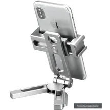 leofoto Smartphone-Halterung silber