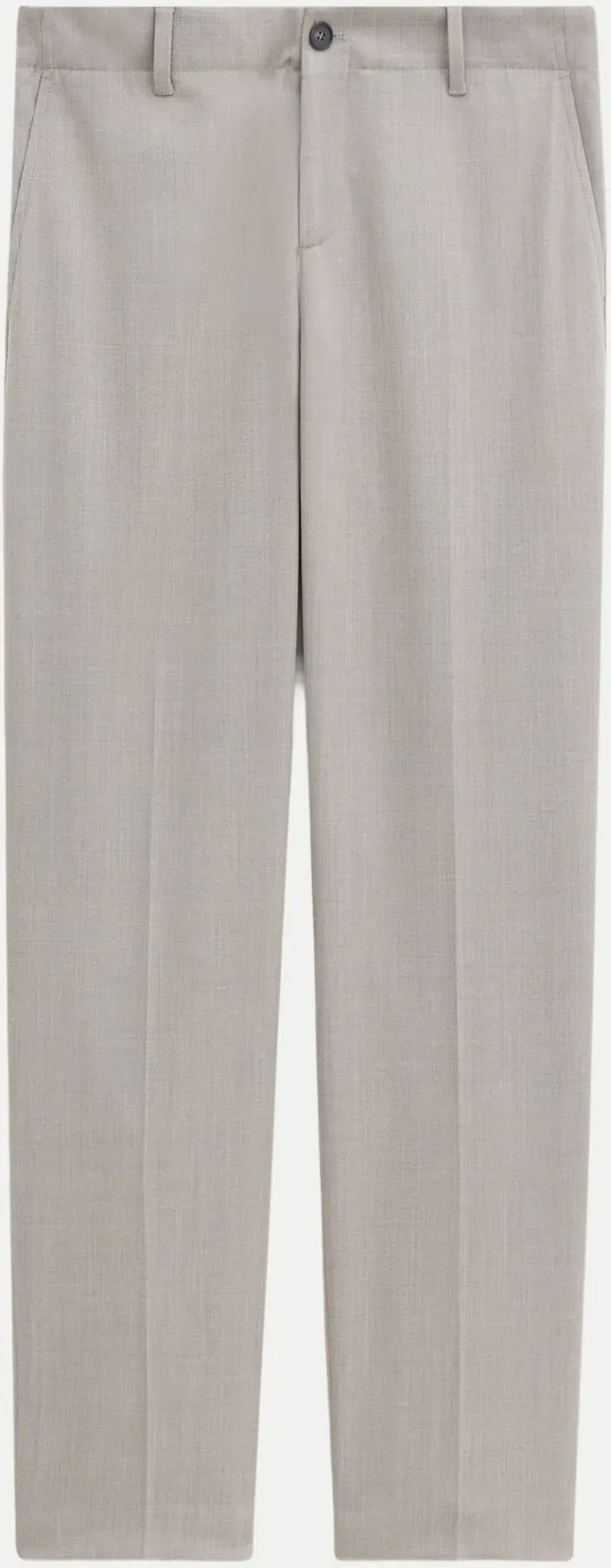 Regular-Fit Hose aus Woll-Mix Beige 48