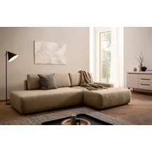 Home Affaire »TORGE, Schlafsofa Cord, Samtvelours u. Strukur fein, Couch in L-Form« Schlaffunktion und Bettkasten, Liegefläche: 210x125 cm, neues Design