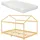 [en.casa] Kinderbett Vindafjord 140 x 200 cm Bambus naturbelassen beige