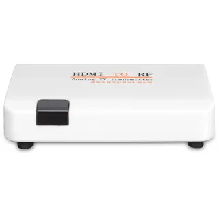 HDMI zu Rf HDMI Koaxial Konverter Adapter zu analogem Koaxial-Signal mit Fernbedienung Unterstützung 480I/480P/576I/576P/720P/720I/1080I/1080P(EU)