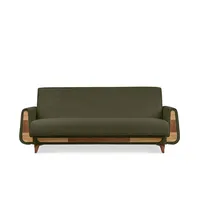KONSIMO Einzelsofa  Gustavo II ¦ grün ¦ Maße (cm): B: 230 H: 98
